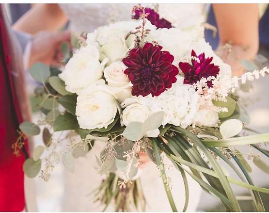 Bridal Bouquet ,Roses ,Dalia